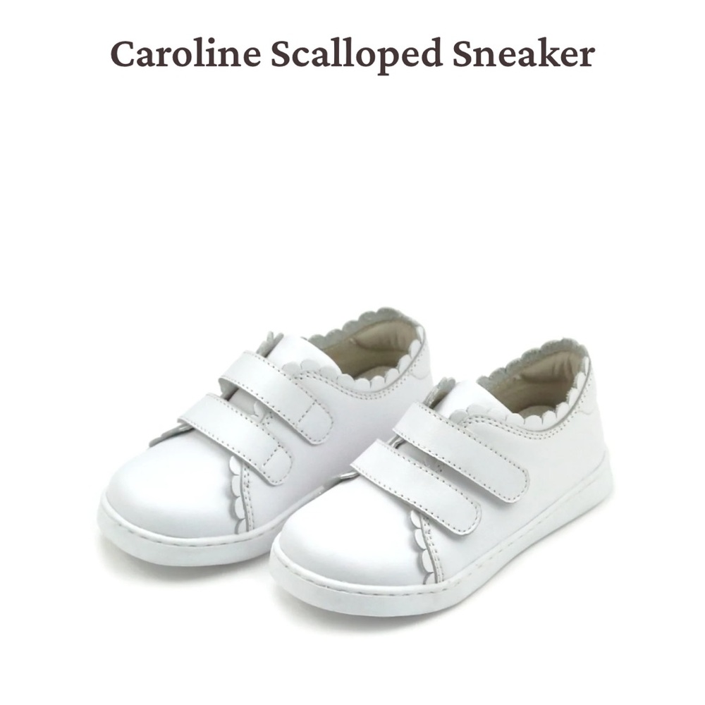 L’Amour Carolina Toddler Scalloped Sneaker